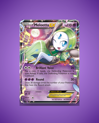 Meloetta-EX (Legendary Treasures) #RC11