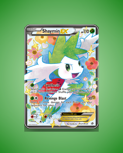 Shaymin-EX (Legendary Treasures) #RC21