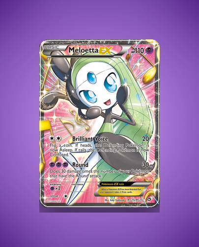 Meloetta-EX (Legendary Treasures) #RC25