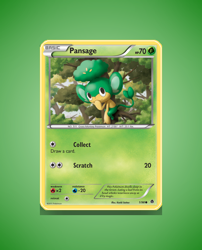 Pansage (Emerging Powers) #1