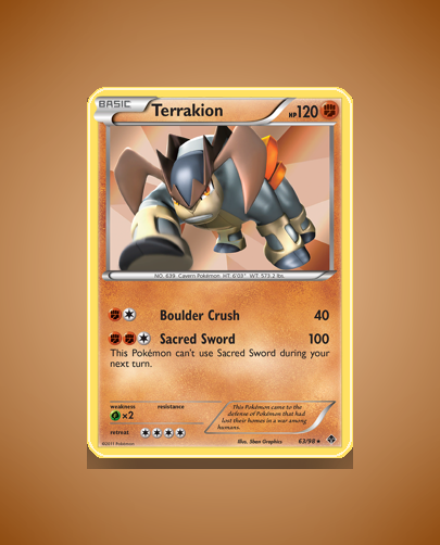 Terrakion (Emerging Powers) #63