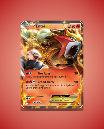 Entei-EX (Dark Explorers) #13