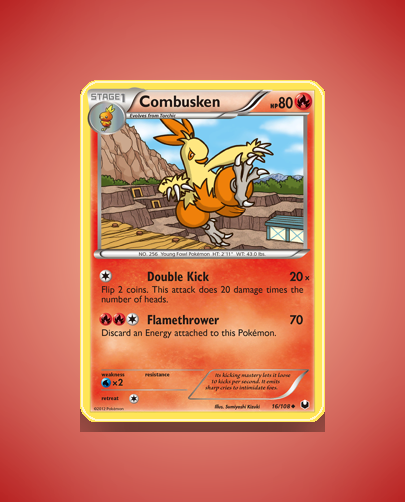 Combusken (Dark Explorers) #16