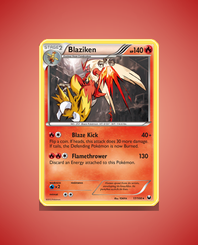 Blaziken (Dark Explorers) #17
