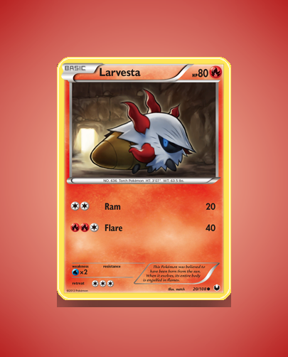 Larvesta (Dark Explorers) #20
