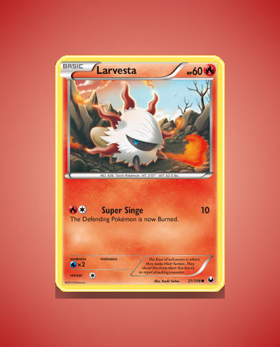Larvesta (Dark Explorers) #21