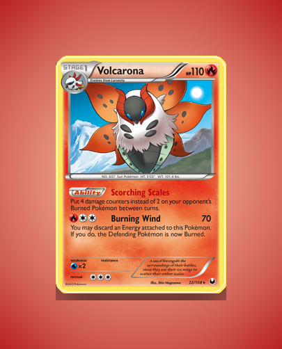 Volcarona (Dark Explorers) #22