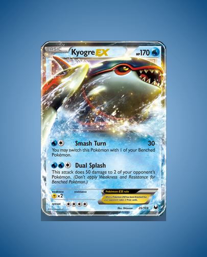 Kyogre-EX (Dark Explorers) #26