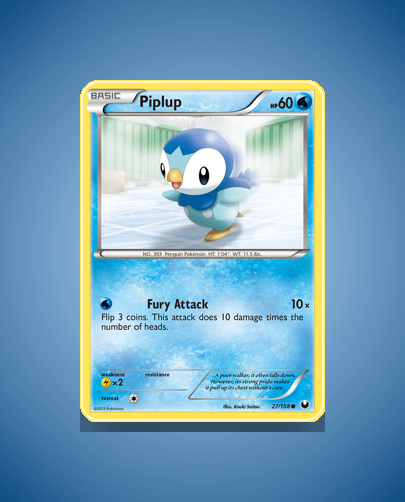 Piplup (Dark Explorers) #27
