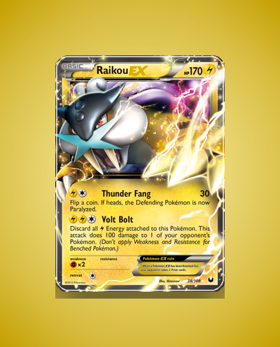 Raikou-EX (Dark Explorers) #38