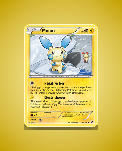 Minun (Dark Explorers) #40