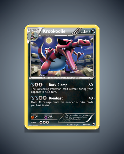 Krookodile (Dark Explorers) #66