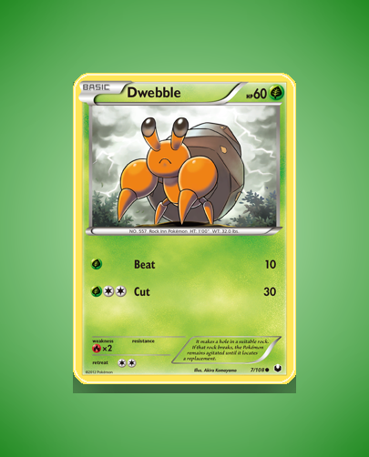 Dwebble (Dark Explorers) #7