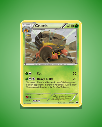 Crustle (Dark Explorers) #8