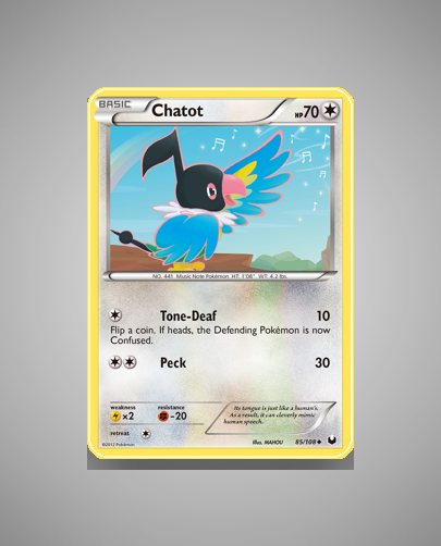 Chatot (Dark Explorers) #85