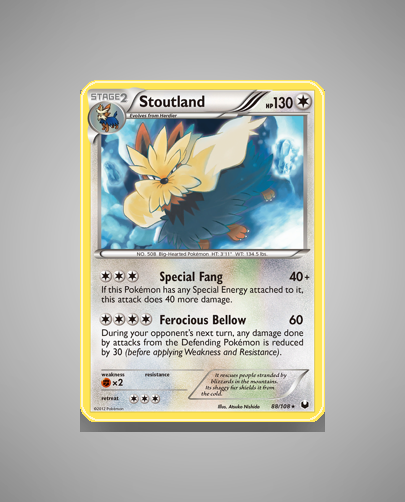 Stoutland (Dark Explorers) #88