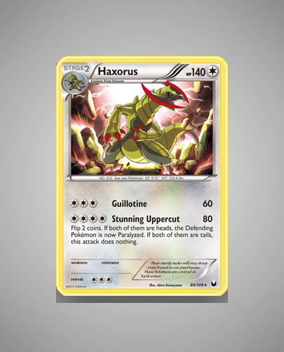 Haxorus (Dark Explorers) #89