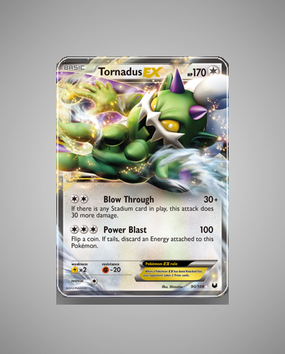 Tornadus-EX (Dark Explorers) #90