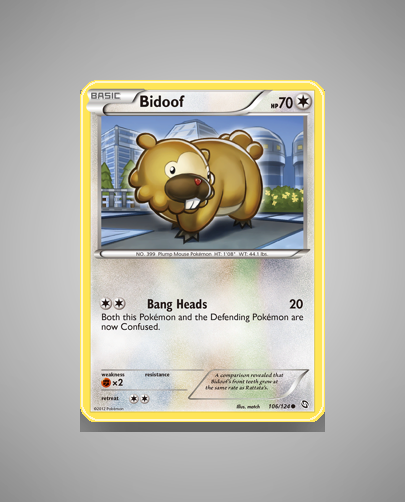 Bidoof (Dragons Exalted) #106