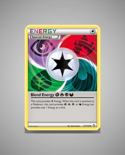 Blend Energy GrassFirePsychicDarkness (Dragons Exalted) #117
