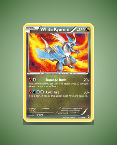White Kyurem (Boundaries Crossed) #102