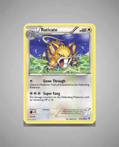 Raticate (Boundaries Crossed) #105