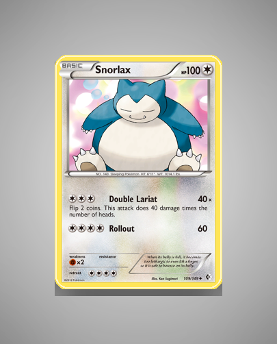 Snorlax (Boundaries Crossed) #109