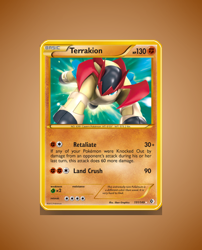 Terrakion (Boundaries Crossed) #151
