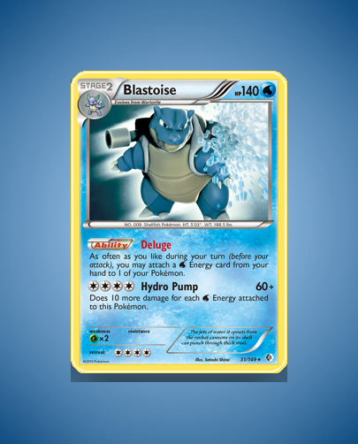 Blastoise (Boundaries Crossed) #31