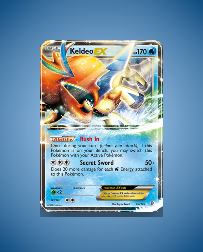 Keldeo-EX (Boundaries Crossed) #49