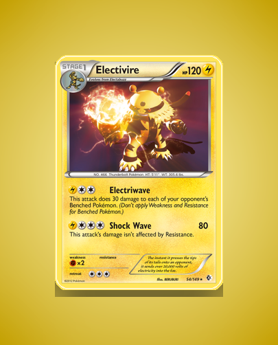Electivire (Boundaries Crossed) #54