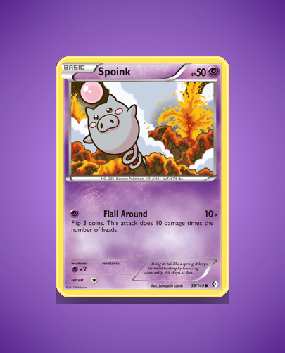 Spoink (Boundaries Crossed) #59