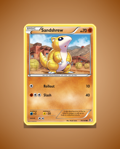 Sandshrew (Boundaries Crossed) #78