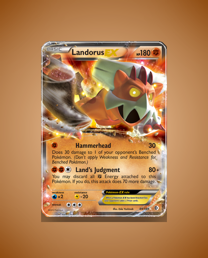 Landorus-EX (Boundaries Crossed) #89