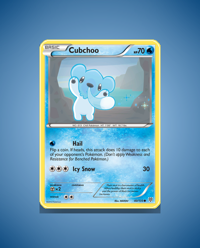 Cubchoo (Plasma Storm) #40