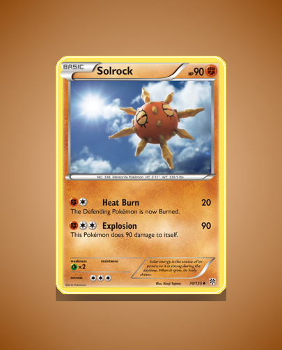 Solrock (Plasma Storm) #74
