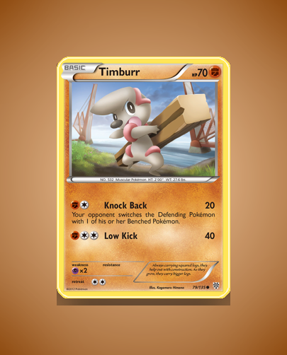 Timburr (Plasma Storm) #79