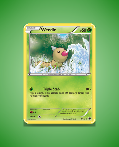Weedle (Plasma Freeze) #1