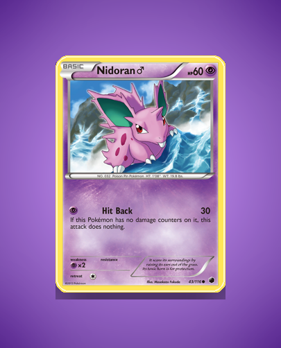 Nidoran ♂ (Plasma Freeze) #43