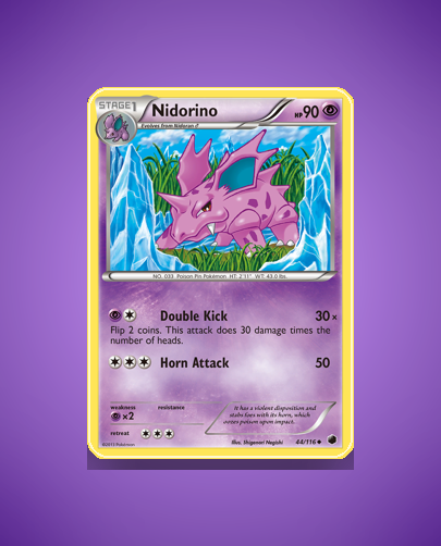 Nidorino (Plasma Freeze) #44