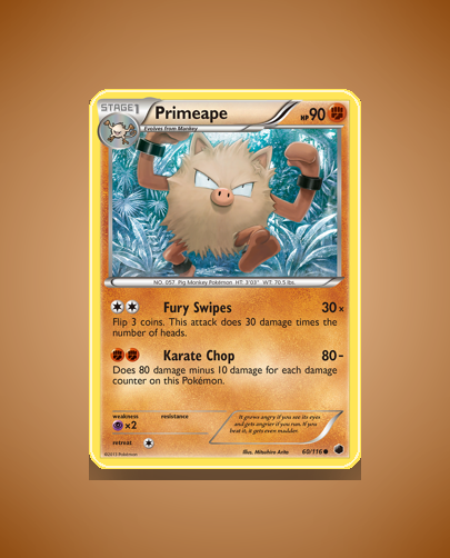 Primeape (Plasma Freeze) #60