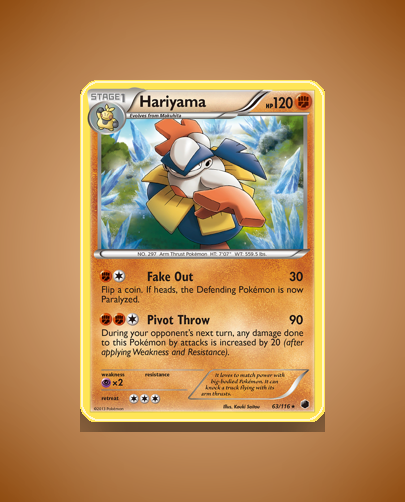 Hariyama (Plasma Freeze) #63