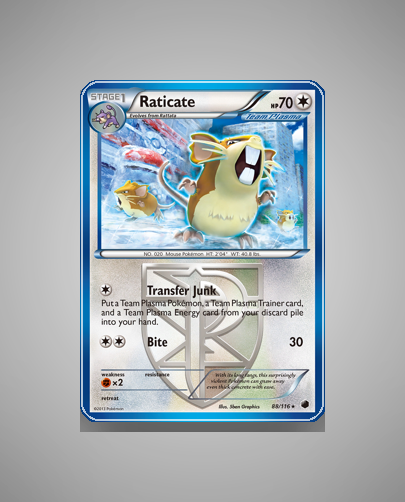Raticate (Plasma Freeze) #88