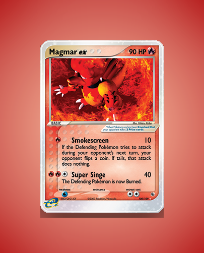Magmar ex (Ruby Sapphire) #100