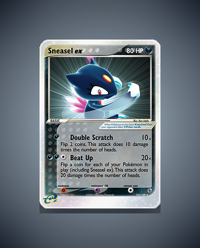 Sneasel ex (Ruby Sapphire) #103