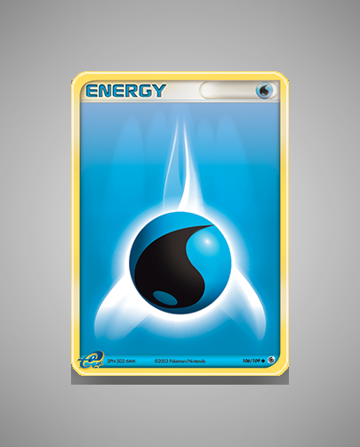 Water Energy (Ruby Sapphire) #106