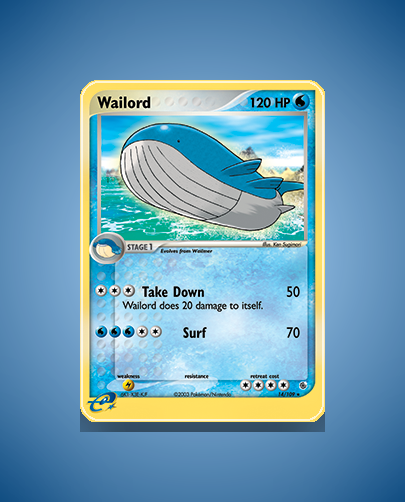 Wailord (Ruby Sapphire) #14
