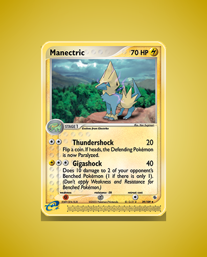 Manectric (Ruby Sapphire) #39