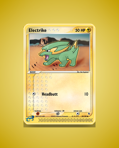 Electrike (Ruby Sapphire) #52