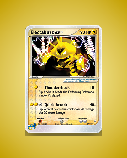 Electabuzz ex (Ruby Sapphire) #97